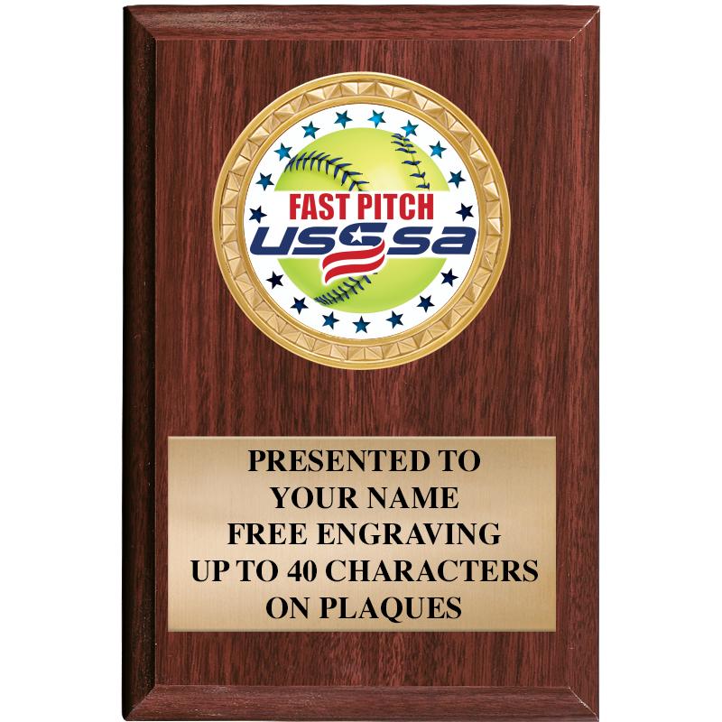 4" X 6" WOOD INSERT PLQ