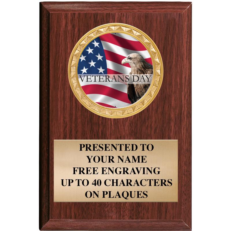 4" X 6" WOOD INSERT PLQ