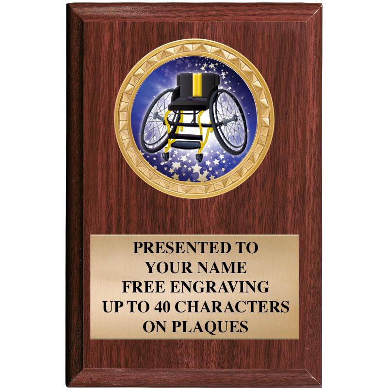 4" X 6" WOOD INSERT PLQ