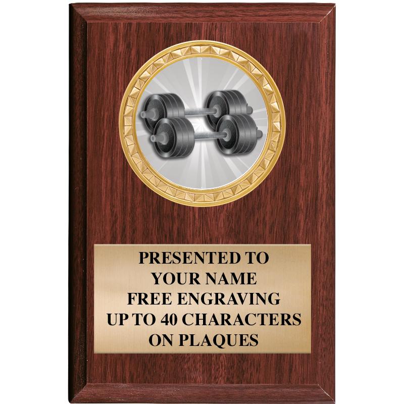 4" X 6" WOOD INSERT PLQ