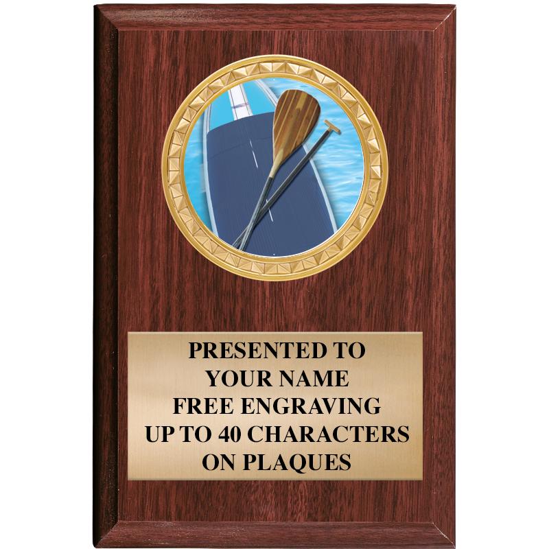 4" X 6" WOOD INSERT PLQ