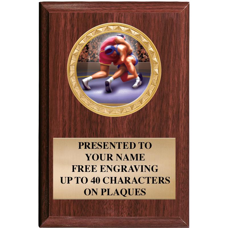 4" X 6" WOOD INSERT PLQ