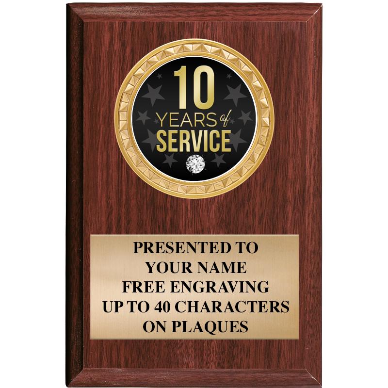 4" X 6" WOOD INSERT PLQ