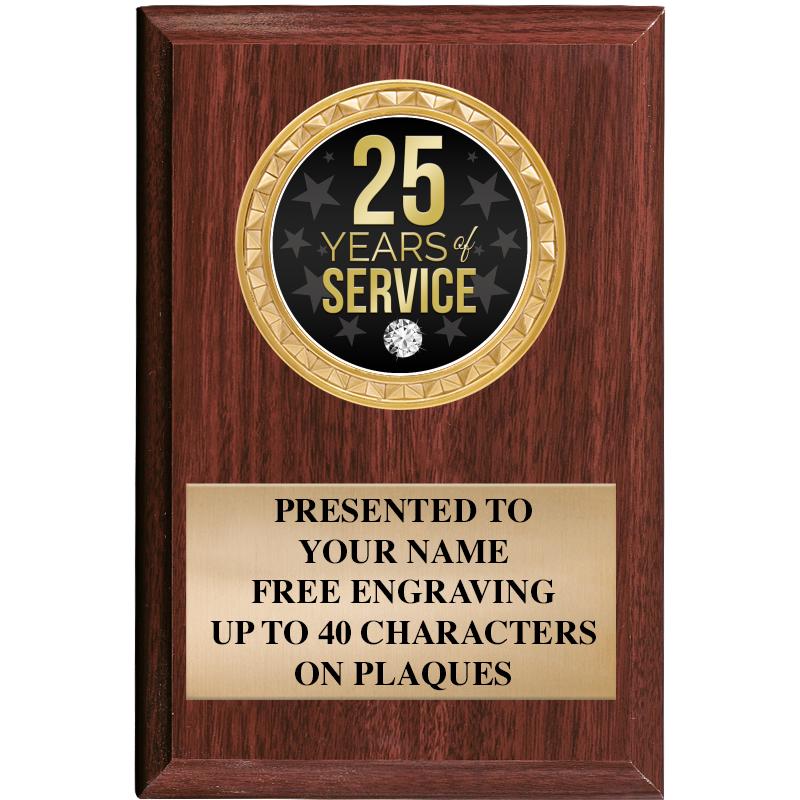 4" X 6" WOOD INSERT PLQ