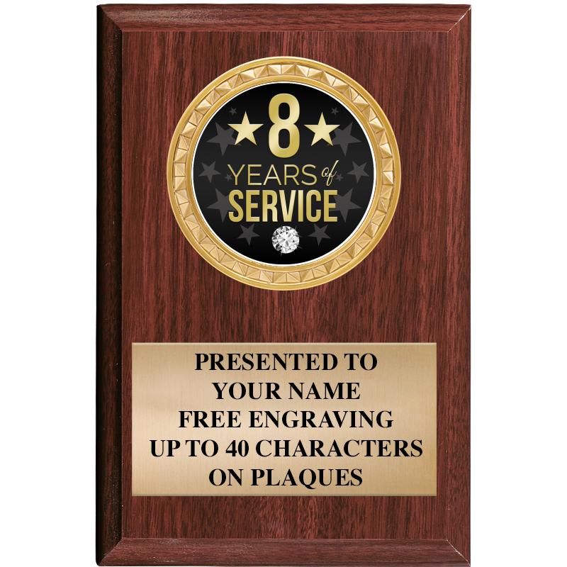 4" X 6" WOOD INSERT PLQ