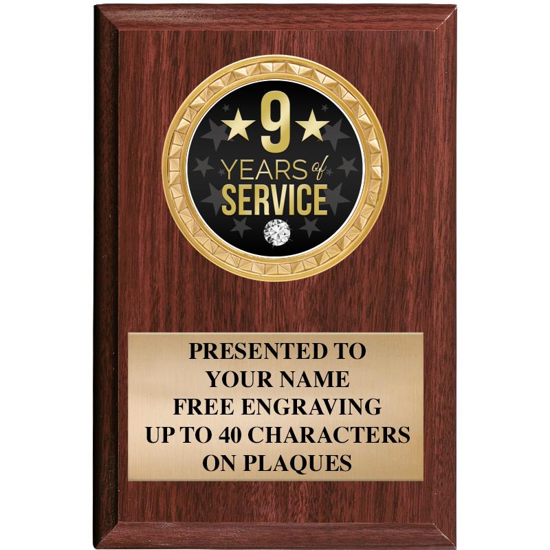 4" X 6" WOOD INSERT PLQ