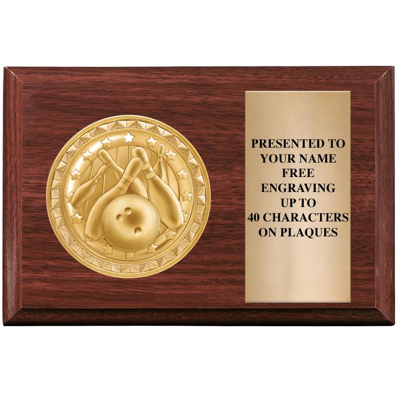 6" X 4" WOOD INSERT PLQ