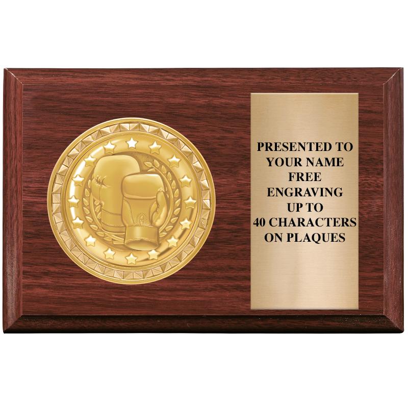 6" X 4" WOOD INSERT PLQ