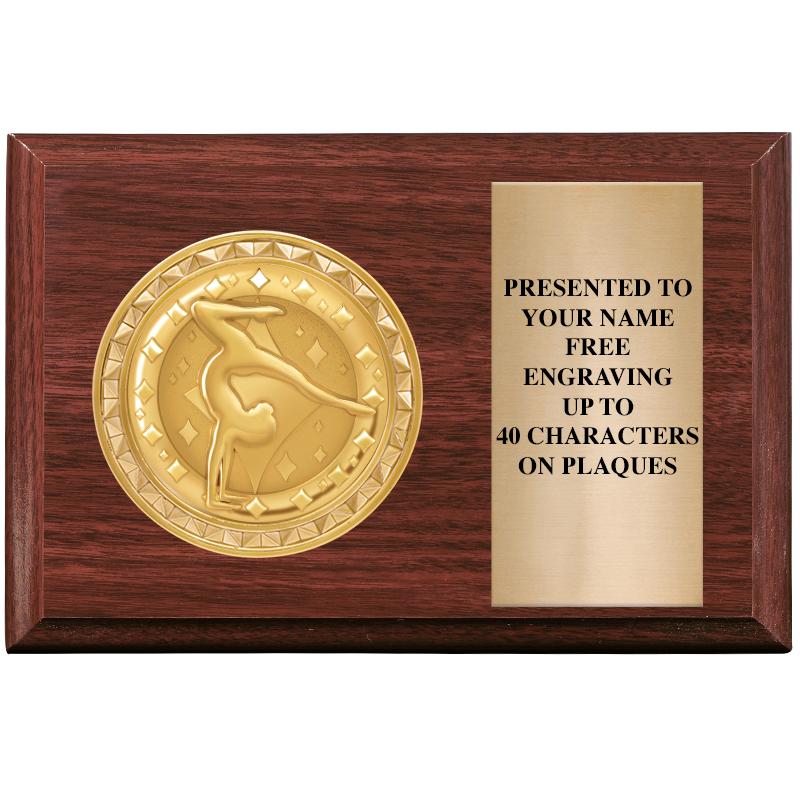 6" X 4" WOOD INSERT PLQ