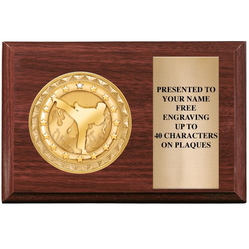 6" X 4" WOOD INSERT PLQ