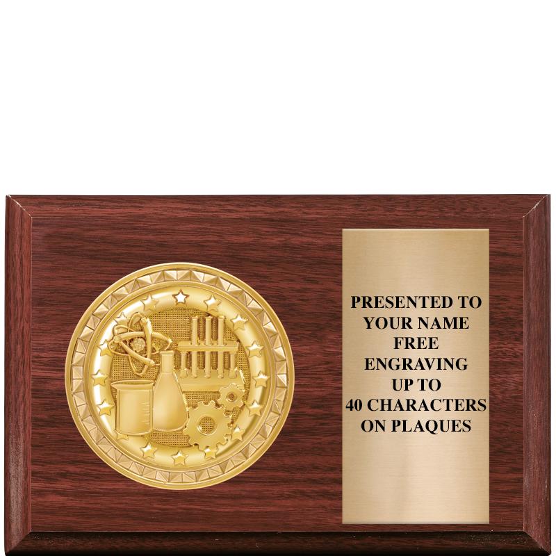 6" X 4" WOOD INSERT PLQ