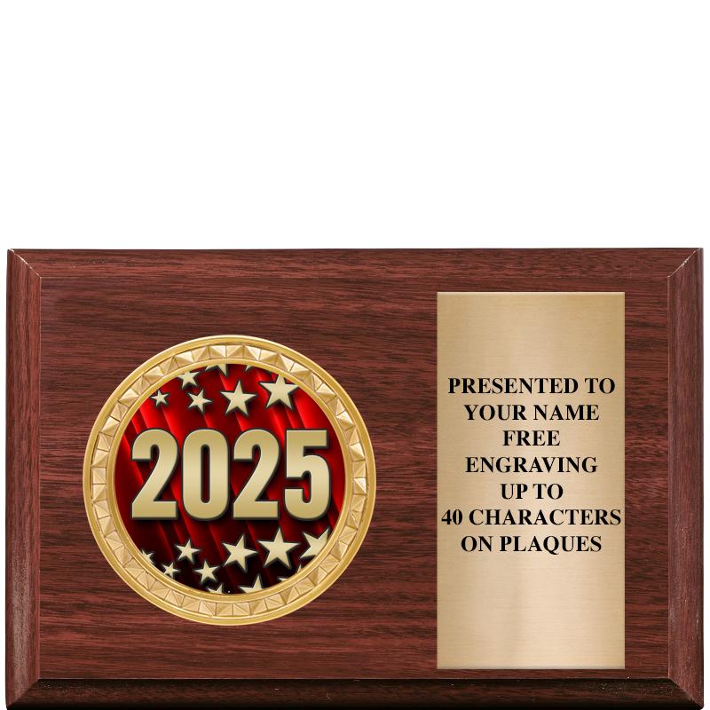 6" X 4" WOOD INSERT PLQ