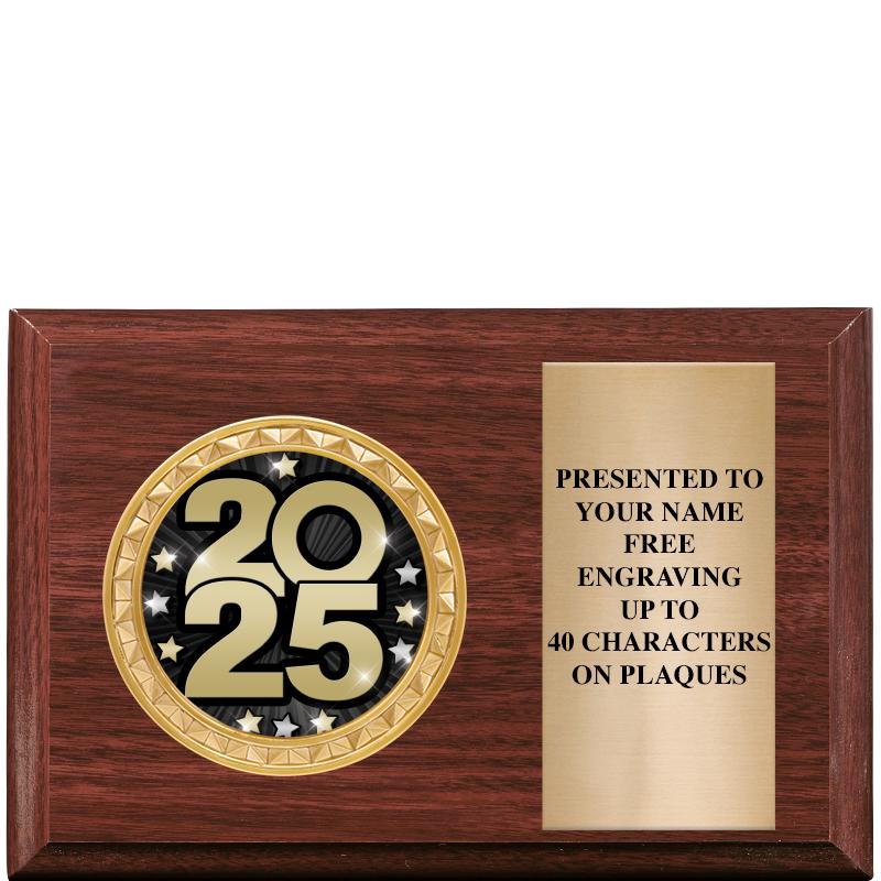 6" X 4" WOOD INSERT PLQ