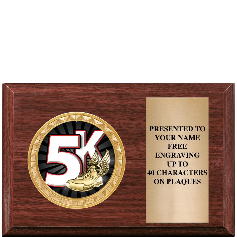 6" X 4" WOOD INSERT PLQ