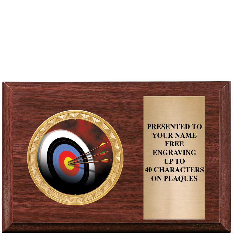 6" X 4" WOOD INSERT PLQ