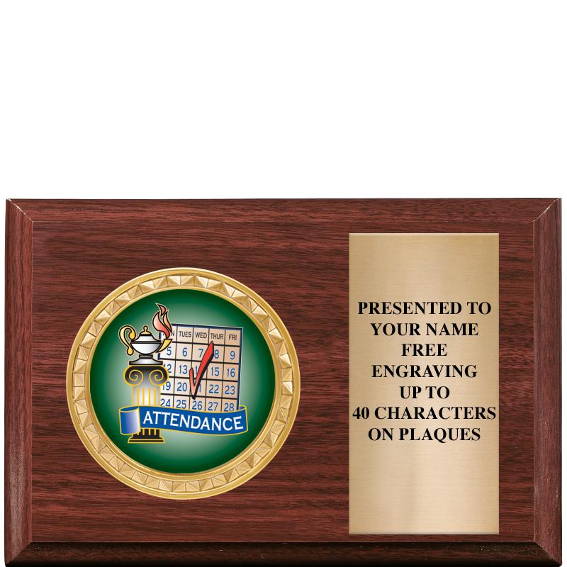 6" X 4" WOOD INSERT PLQ