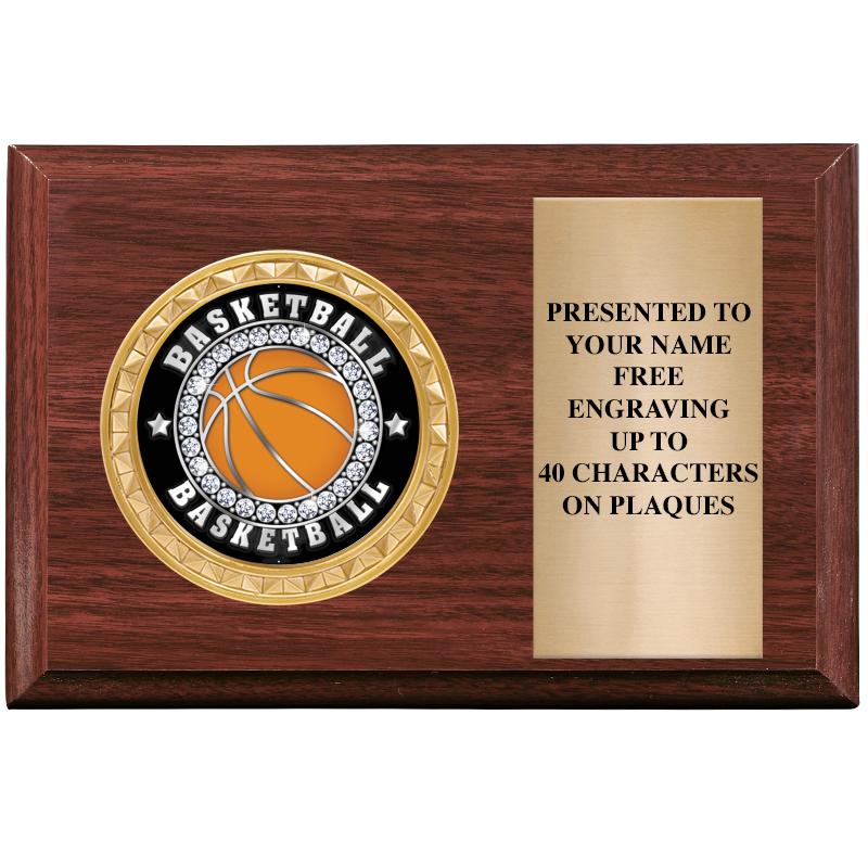 6" X 4" WOOD INSERT PLQ