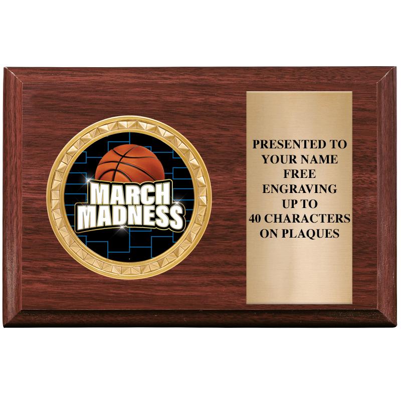 6" X 4" WOOD INSERT PLQ