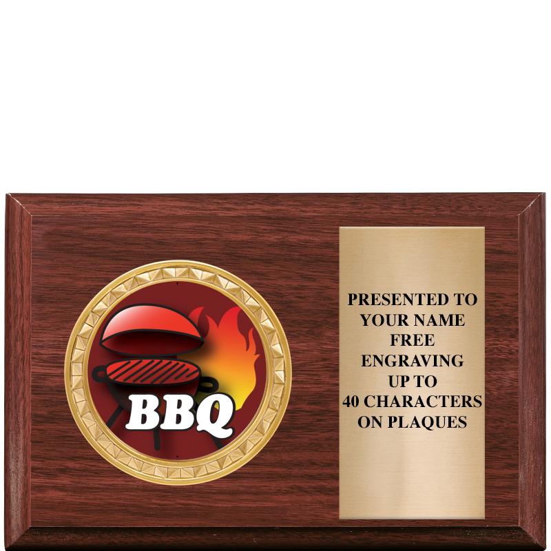 6" X 4" WOOD INSERT PLQ