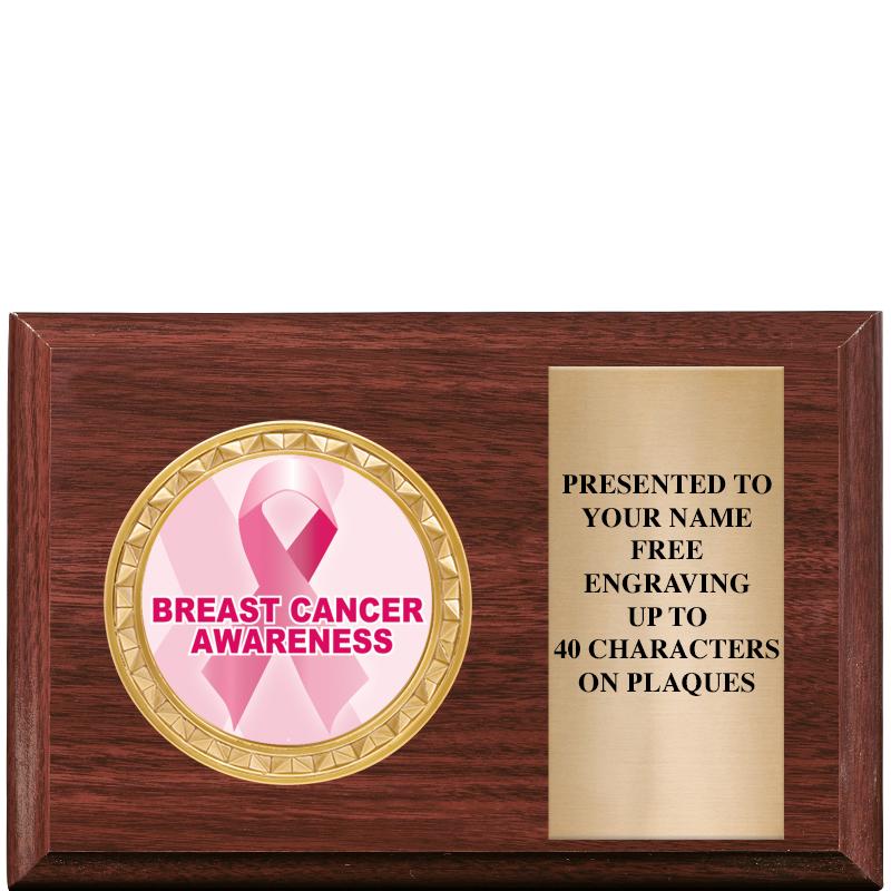 6" X 4" WOOD INSERT PLQ