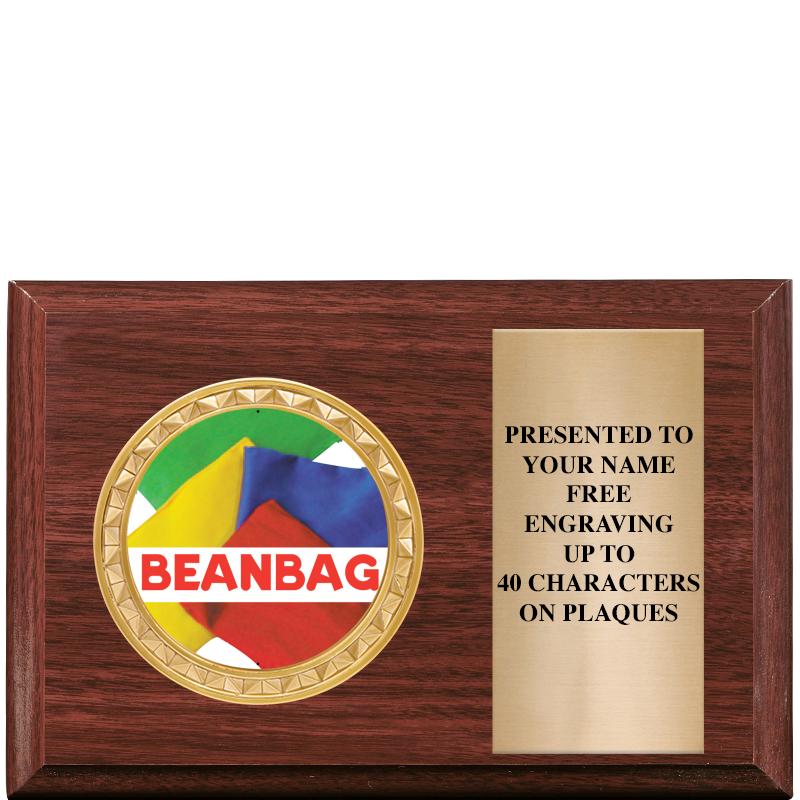 6" X 4" WOOD INSERT PLQ