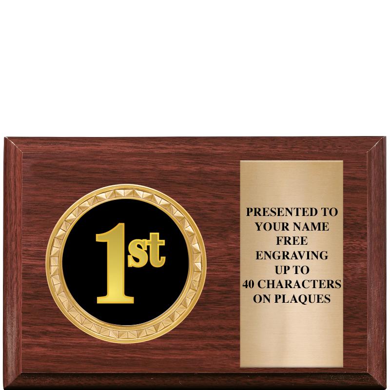 6" X 4" WOOD INSERT PLQ