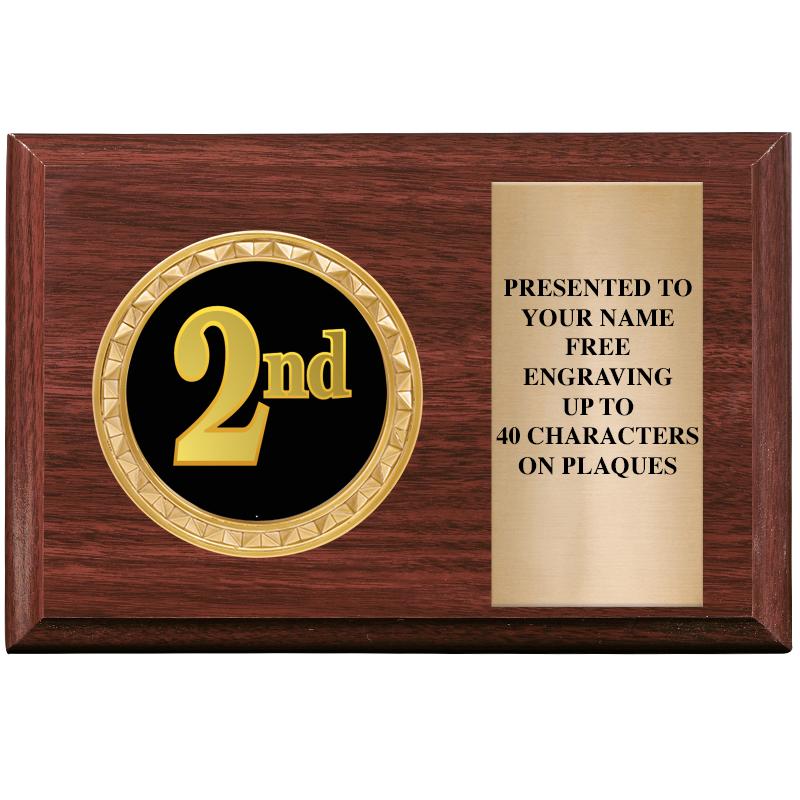 6" X 4" WOOD INSERT PLQ