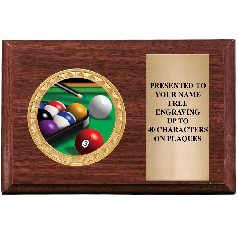 6" X 4" WOOD INSERT PLQ