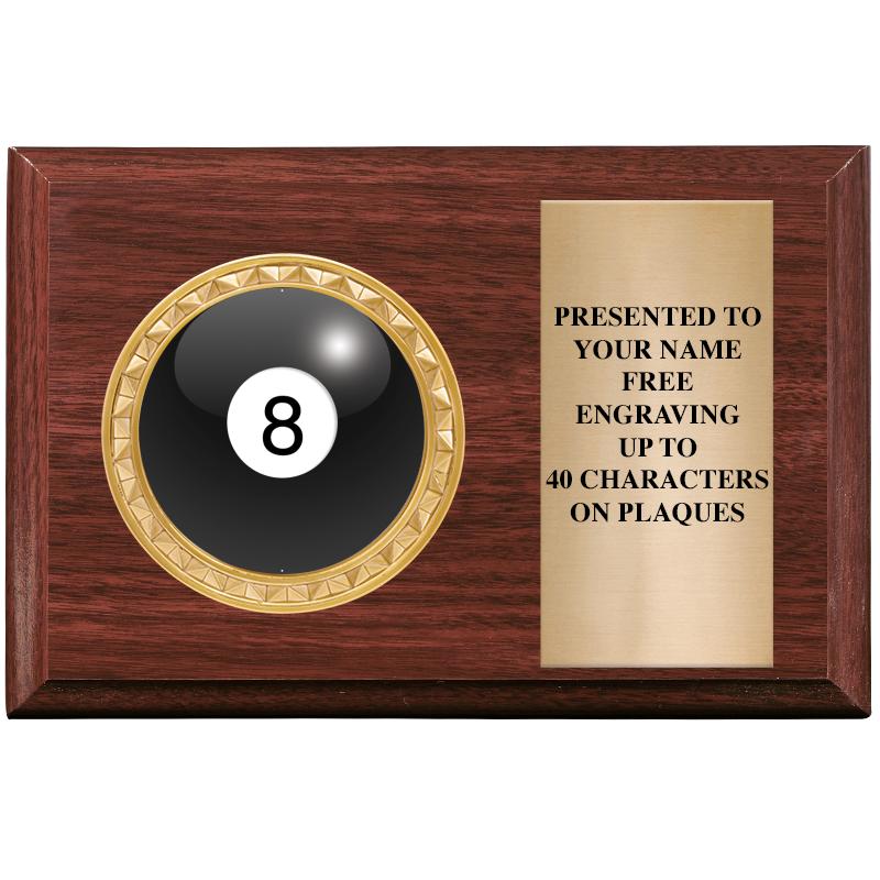 6" X 4" WOOD INSERT PLQ