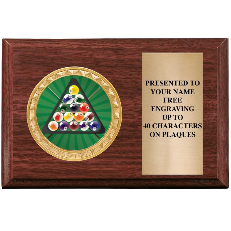 6" X 4" WOOD INSERT PLQ