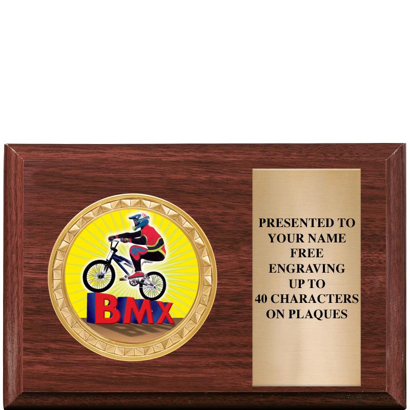 6" X 4" WOOD INSERT PLQ