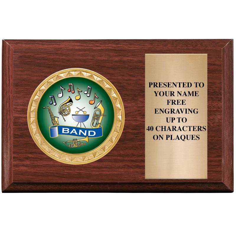 6" X 4" WOOD INSERT PLQ