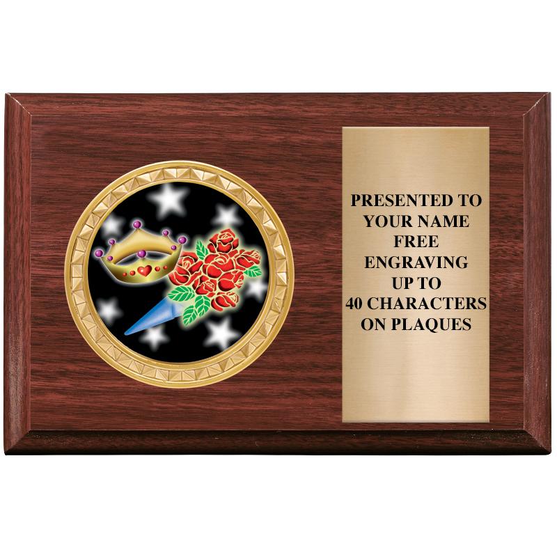 6" X 4" WOOD INSERT PLQ