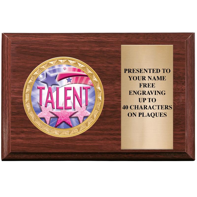 6" X 4" WOOD INSERT PLQ