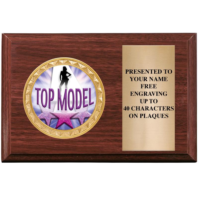 6" X 4" WOOD INSERT PLQ