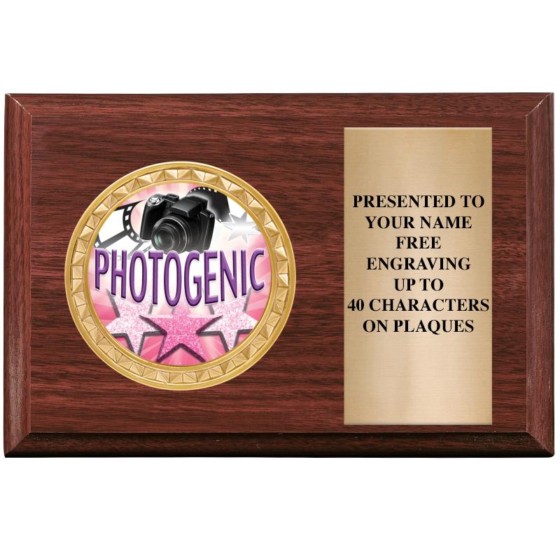 6" X 4" WOOD INSERT PLQ