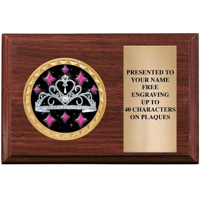 6" X 4" WOOD INSERT PLQ