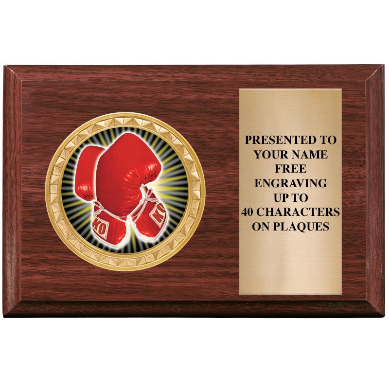 6" X 4" WOOD INSERT PLQ