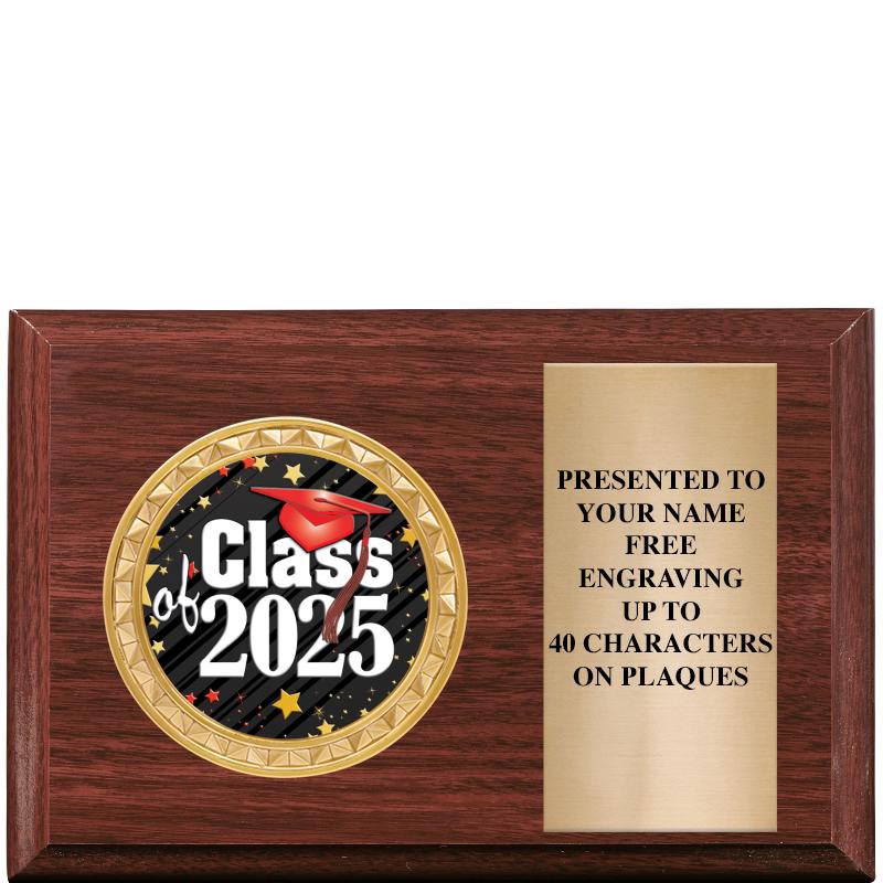 6" X 4" WOOD INSERT PLQ