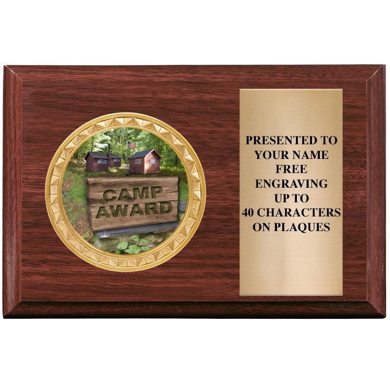 6" X 4" WOOD INSERT PLQ