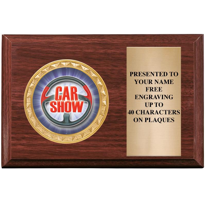 6" X 4" WOOD INSERT PLQ