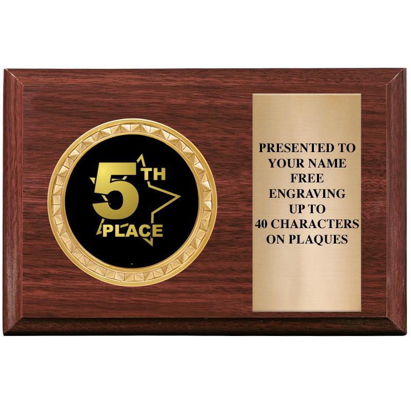 6" X 4" WOOD INSERT PLQ