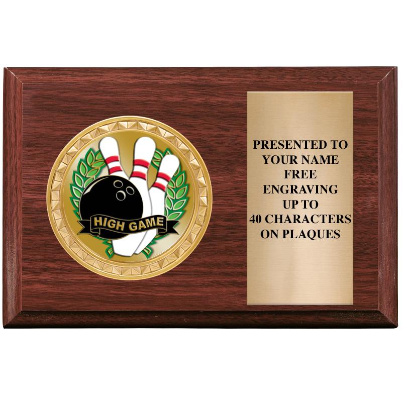 6" X 4" WOOD INSERT PLQ