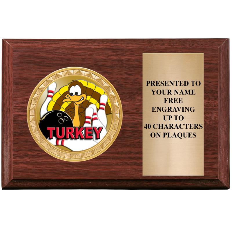 6" X 4" WOOD INSERT PLQ