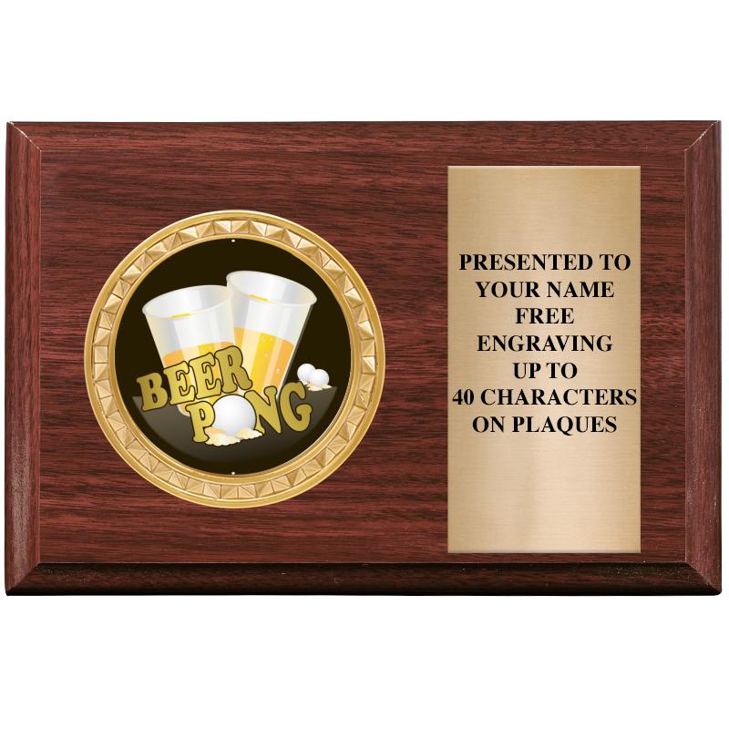 6" X 4" WOOD INSERT PLQ