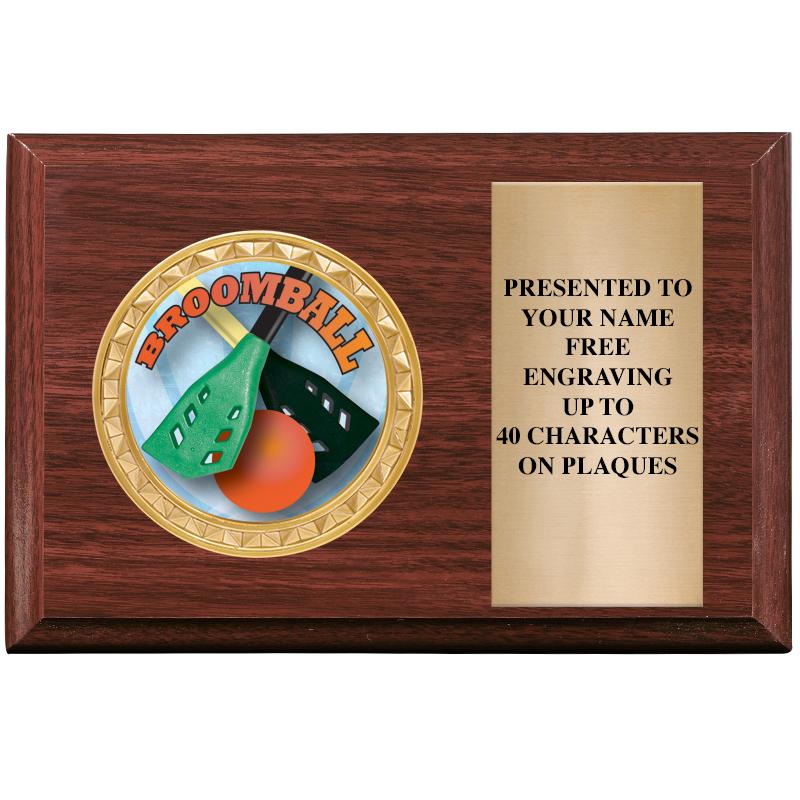 6" X 4" WOOD INSERT PLQ