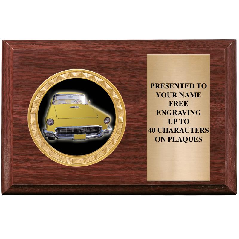 6" X 4" WOOD INSERT PLQ