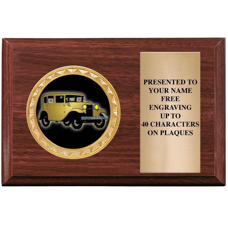 6" X 4" WOOD INSERT PLQ