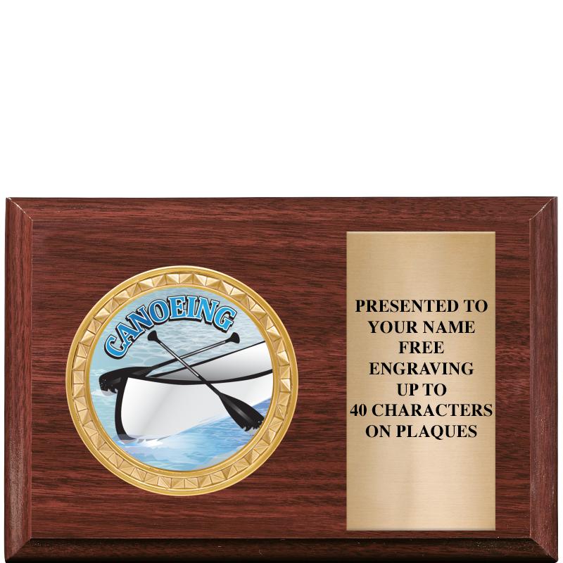 6" X 4" WOOD INSERT PLQ