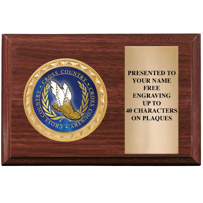 6" X 4" WOOD INSERT PLQ